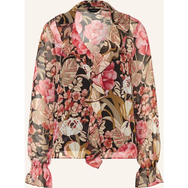 Ted Baker Christi Floral Blouse Black Multi - Ted Baker - Size: 8
