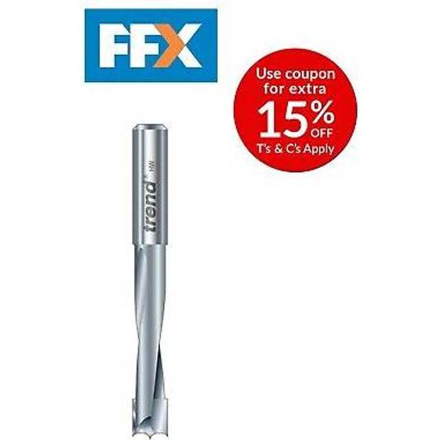 Trend CRAFTPRO Router Dowel Drill 3mm 14mm 8mm