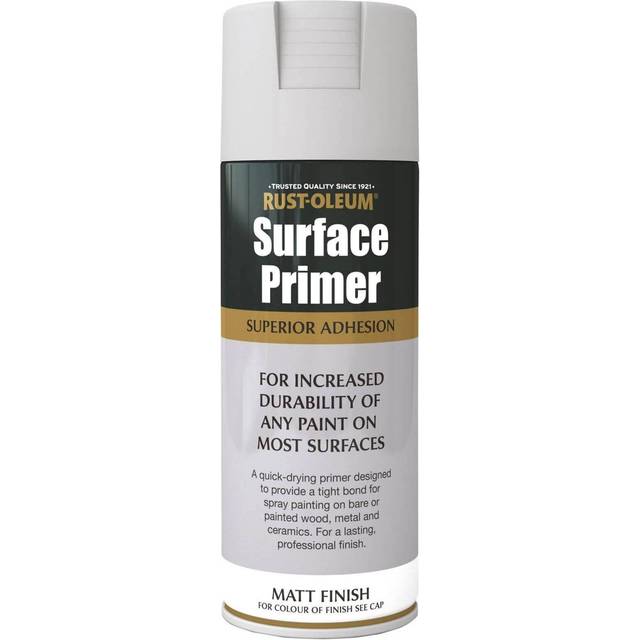 Rust-Oleum Grey Surface Primer Matt Spray Paint 400ml