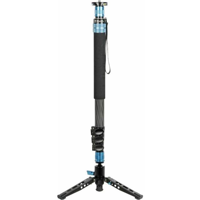 Sirui P-424FL Professional 4 Sections Monopod with Modular Design and 10-Layer Carbon Fiber Legs