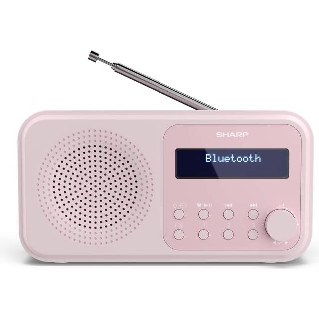 Sharp DR-P420 Digital Radio, BT, DAB+/FM, Alarm - Free Gift RRP £5! - White