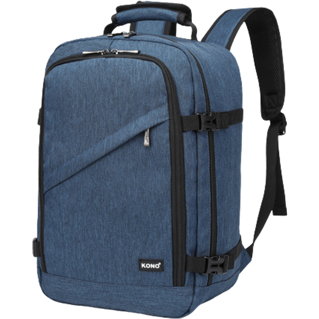 (navy) Kono 20L Ryanair Cabin Flight Bag Travel Shoulder Bag