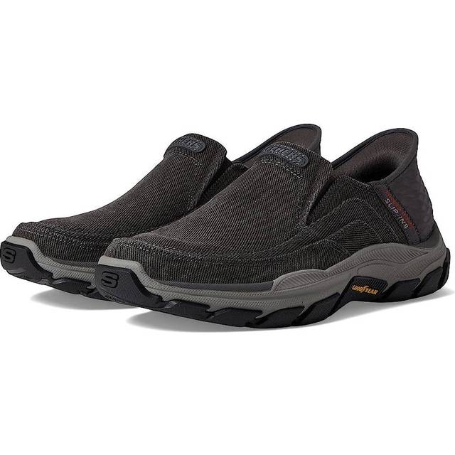 Skechers Respected Holmgren Slip-in för män, Träkol, 47.5 EU
