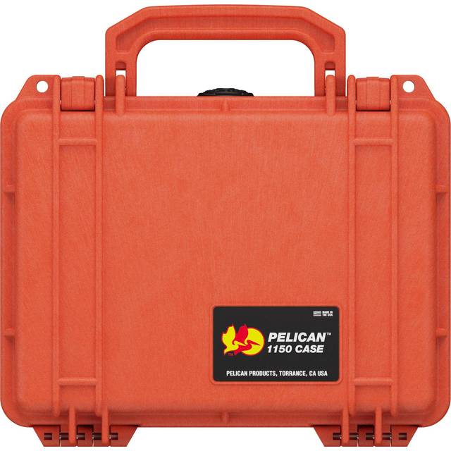 Pelican 1150 Camera Case With Foam (Orange)