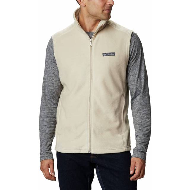 Columbia Men's Steens Mountain Fleece Vest - Tall- - Beige (2XT)