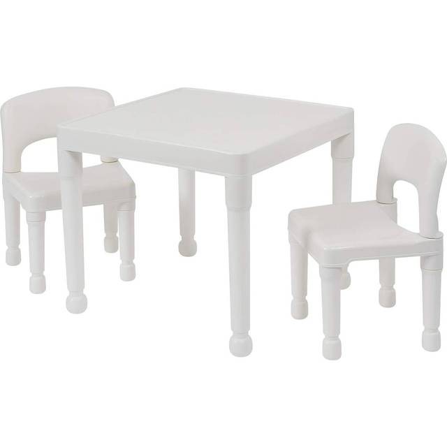 Liberty House Toys Childrens White Plastic Table/Chair Set, White