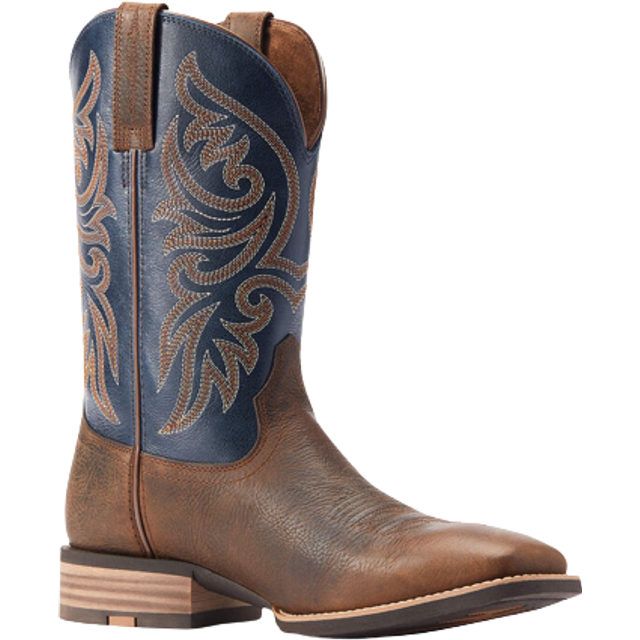ARIAT BMVY9 Mens Slingshot Western Boot Rowdy Rust/Dark Denim 11