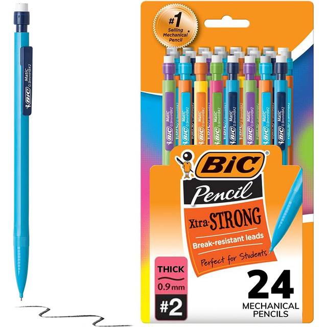 BIC Xtra Strong Mechanical Pencils 24/Pkg-Assorted Barrels