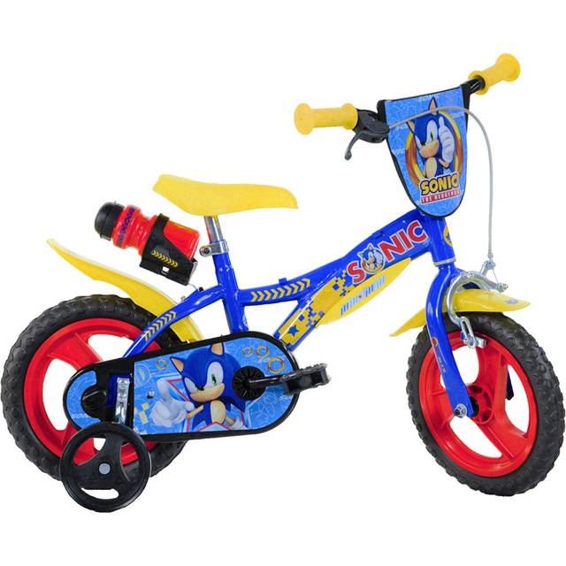Barncykel 12 tum blå Sonic 3-5 år