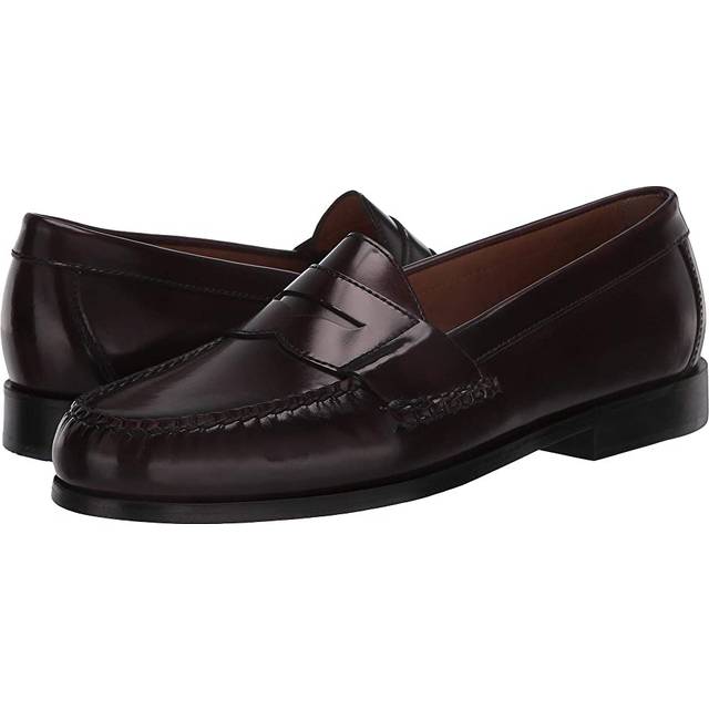Johnston & Murphy Hayes Penny Loafer Burgundy 10 M (D)