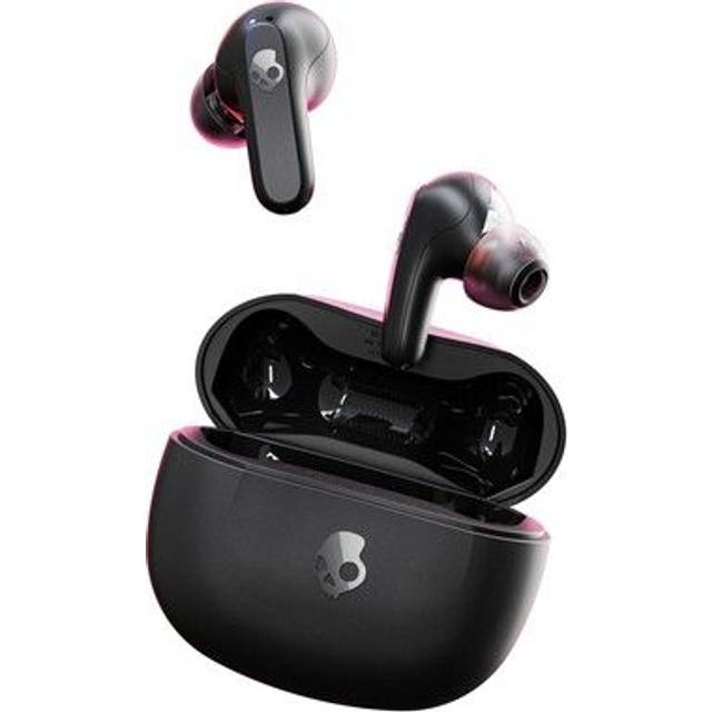 Skullcandy Rail-hörlurar med trådlös anslutning, integrering med Skull-iQ-appen och mikrofon, samt 42 timmars batteritid, Bluetooth-hörlurar för iPhone, Android och mer – Ben