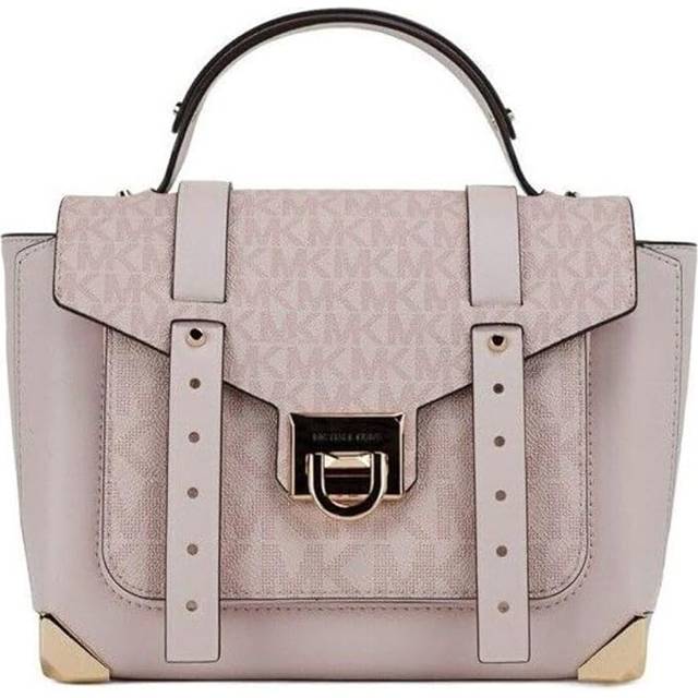 Womens Medium Powder Blush Top Handle Satchel Handbag - Pink - One Size