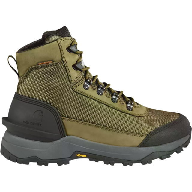 "Carhartt Men's Outdoor WP 5"""""""" Soft Toe Hiker Boot FH5020-M  Dark Brown  8.5 M"