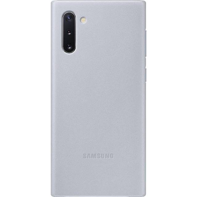 Original Samsung Galaxy Note 10 Leather Case EF -VN970LJEGWW - Gray