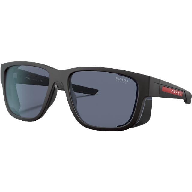 Prada Linea Rossa PS 07WS DG009R, SQUARE Sunglasses, MALE - Black