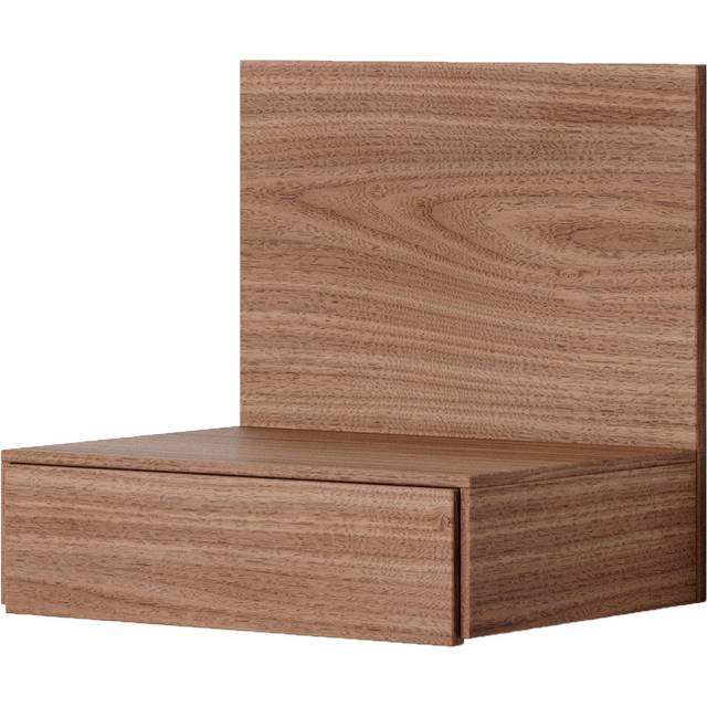 New Works - Tana Wall Mounted Nightstand Walnut