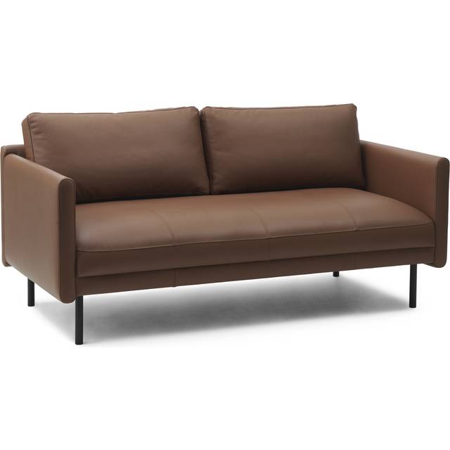 Normann Copenhagen Rar 2-sits soffa Omaha leather cognac - Brun