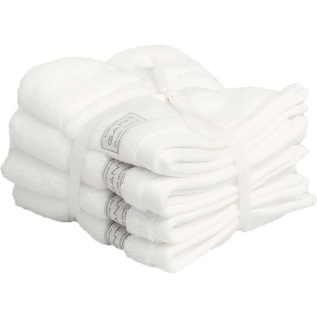 Gant Home - Premium Handdukar 30x30 Cm 4-pack - Vit