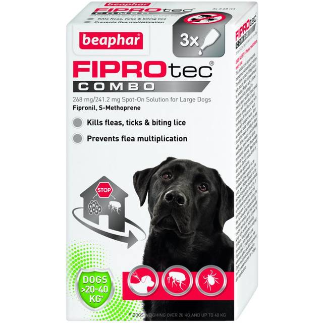 New Fiprotec Combo Large Dog 3 Pipette