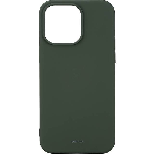 Onsala Mobilskal Silikon MagSeries Olive Green - iPhone 15 Pro Max