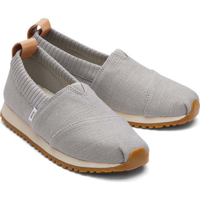 TOMS Resident Kids Trainer - Drizzle Sneaker in Grey, Size 2