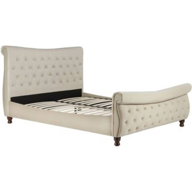 Birlea King Copenhagen Bed Warm Stone, Cream
