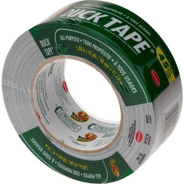 Duck B-450-12 Brand Duct Tape- 1.88&quot; x 45 yards- 3&quot; Core- Gray