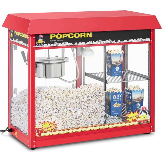 Large commecial display compartment popcorn machine pop corn maker teflon pot