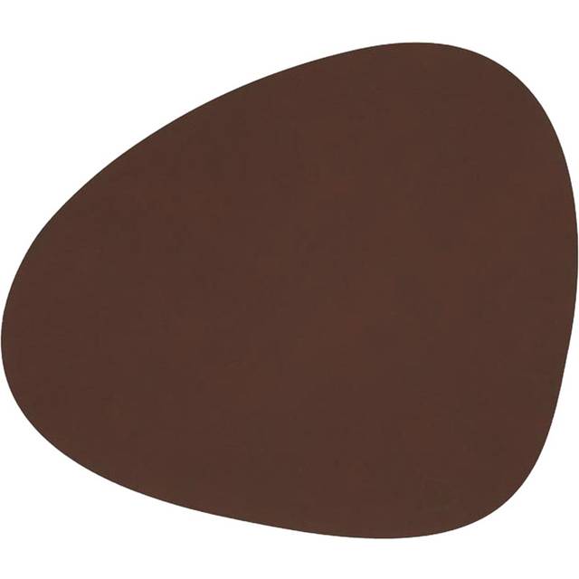 LIND DNA Nupo bordstablett curve M Dark brown - Brun
