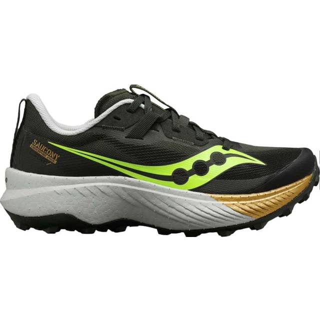 Saucony Endorphin Edge W Trailskor Umbra/Slime, USL 6 (USL 6)