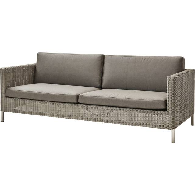 Cane-line Connect cushion set sofa 3-seater Cane-line Natté taupe