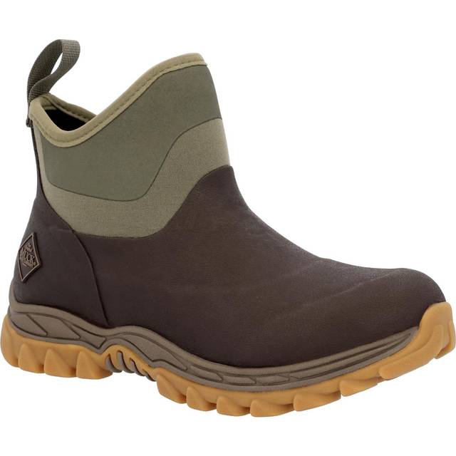 Women's Muck Boots Women's Arctic Sport II Ankle Boot in Dark Brown/Olive - Size: 4