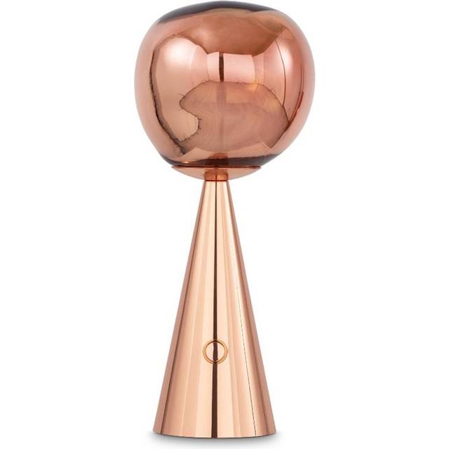 Tom Dixon - Melt LED Table Lamp with Battery - kupfer/LxBxH 28,5x13x28cm/LED 2,5W/3000K/100lm/CRI>90/ USB-A Kabel - copper (28.0 x 28.5 x 13.0cm)