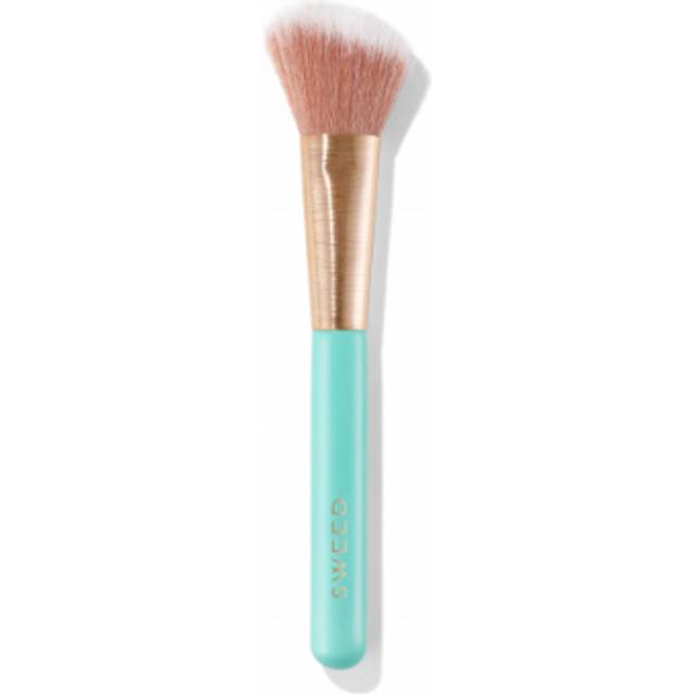 Sweed Beauty Angled Blush Brush - Grøn