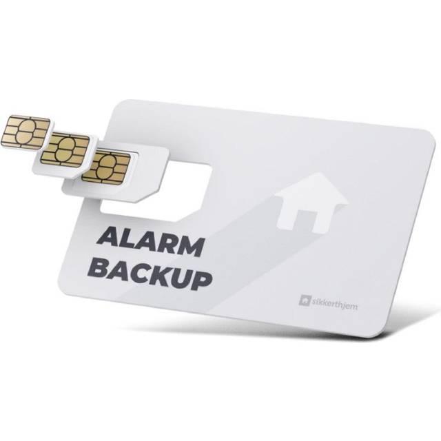 SikkertHjem Larm-Backup SIM, 12mån