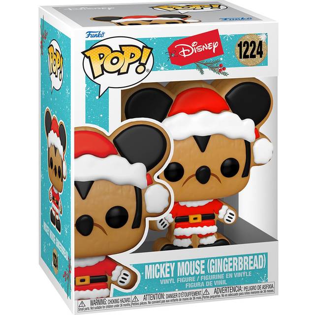Disney - Holiday Gingerbread Santa Mickey POP! - Black&#47;Yellow&#47;Red (One-Size)