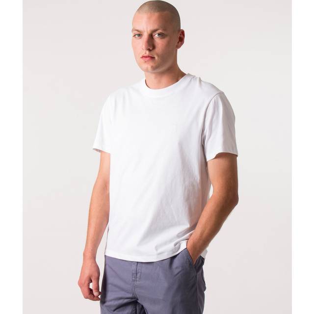 AMI Paris White Ami de Cœur T-Shirt - Gabardine White - XXXL