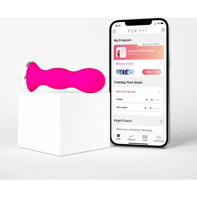 Perifit Pelvic Floor Trainer Pink - Appstyrd Bäckenbottentränare