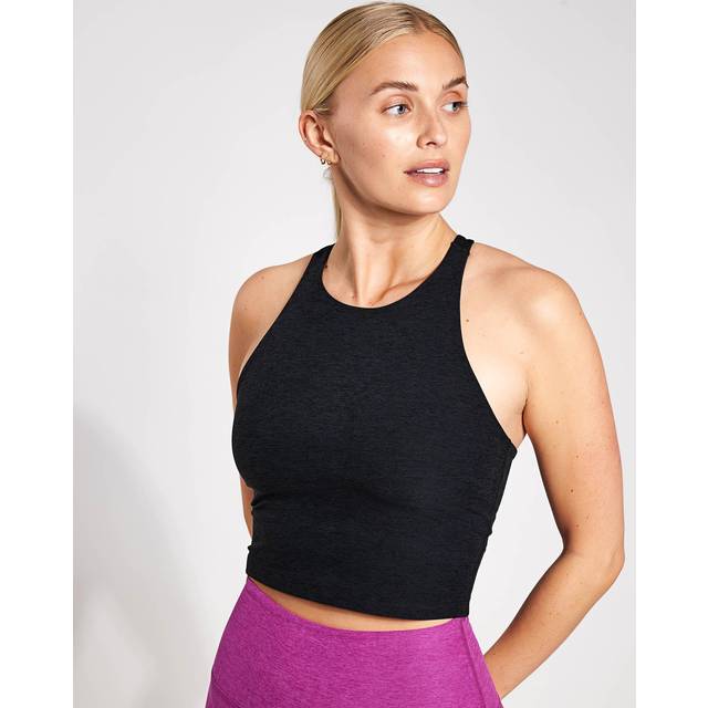Spacedye Refocus Cropped Tank Top - DARKEST NIGHT - X-Large