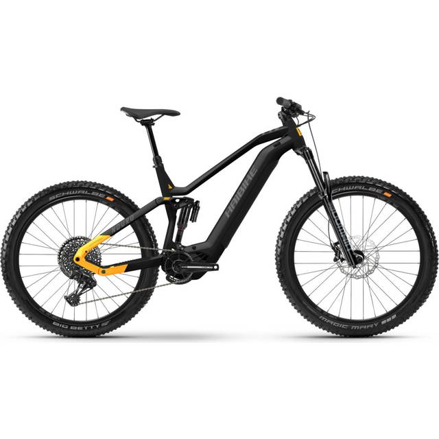 Haibike Nduro 6 Electric Mountain Bike 2024 Matte-Gloss/Anthr/Mango - Black
