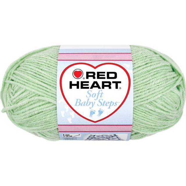 RED HEART Soft Baby Steps Yarn  Baby green