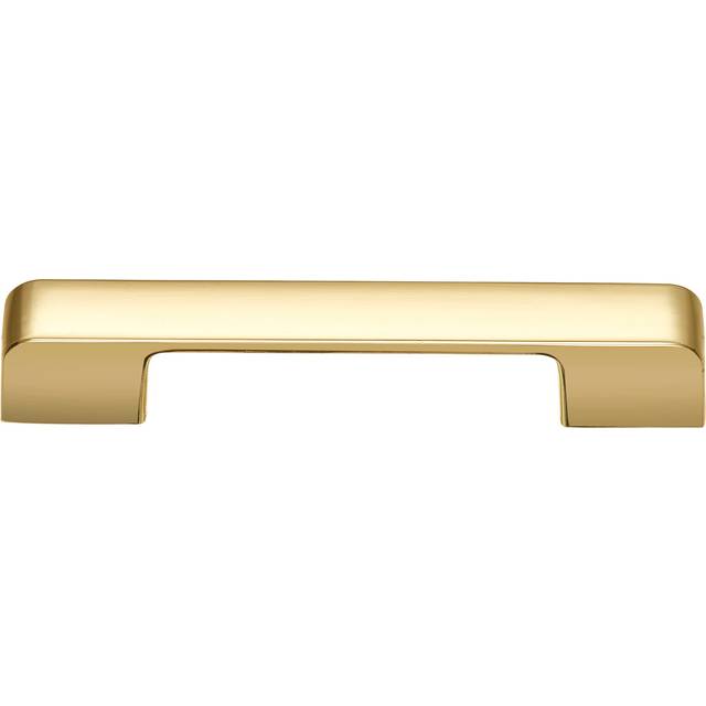 Utopia Alley HW417GD 3.75 in. Center to Center Zinc Cabinet Pull, Polished Gold