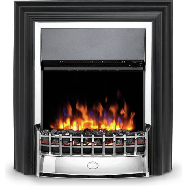 Dimplex Kingsley Deluxe Chrome Electric Fire - Silver