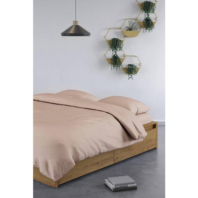 Panda 100% Bamboo Duvet Cover Vintage Pink - Super King, Pink