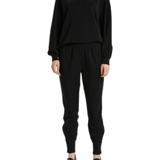 My Essential Wardrobe, Slim-fit Trousers, female, Black, 2XL, Leather Pant Trousers
