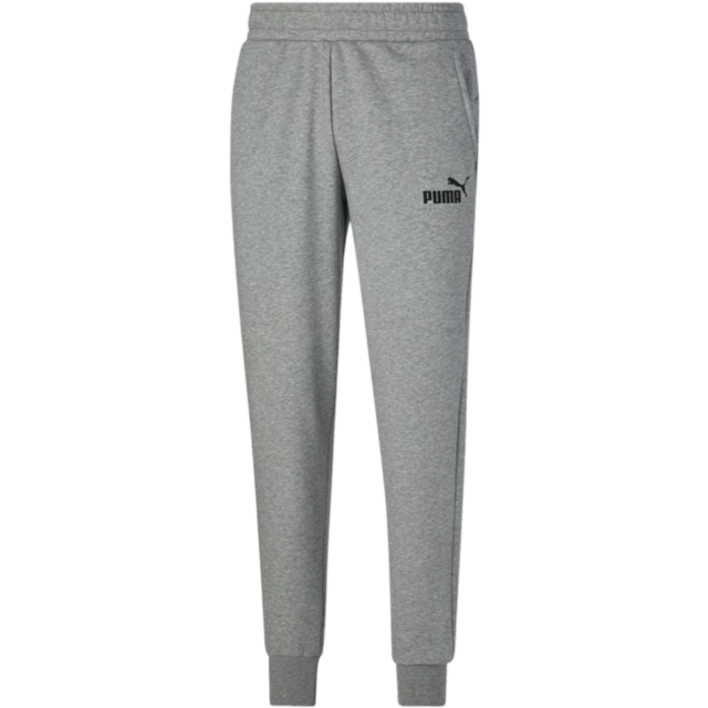 PUMA Men's Essentials Fleece Sweatpants, Medium Gray Heather, L