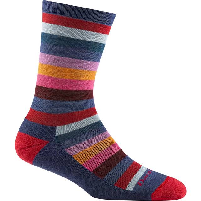 Darn Tough Women's Phat Witch Crew Lightweight with Cushion Sock (Style 1644) - Denim  Medium