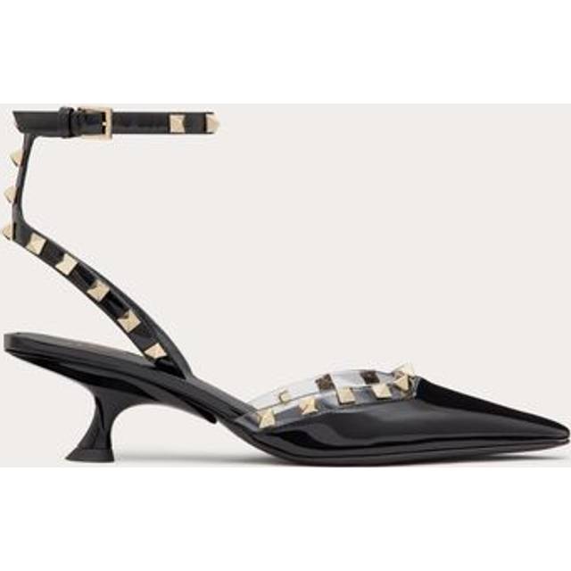 Valentino Garavani Black Rockstud Couture Pumps - ES7 Nero/Transparent - IT 35.5