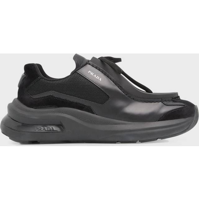 Prada Systeme leather sneakers