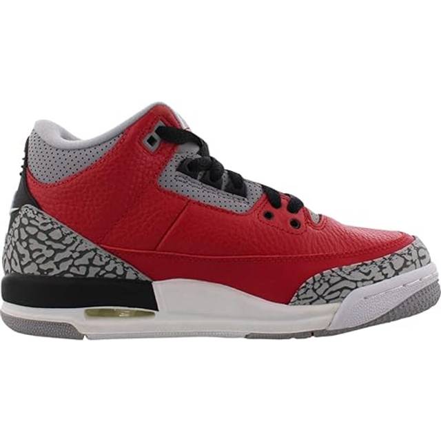 (GS) Air Jordan 3 Retro SE 'Unite' CQ0488-600 - Fire Red/Cement Grey/Black - 4Y